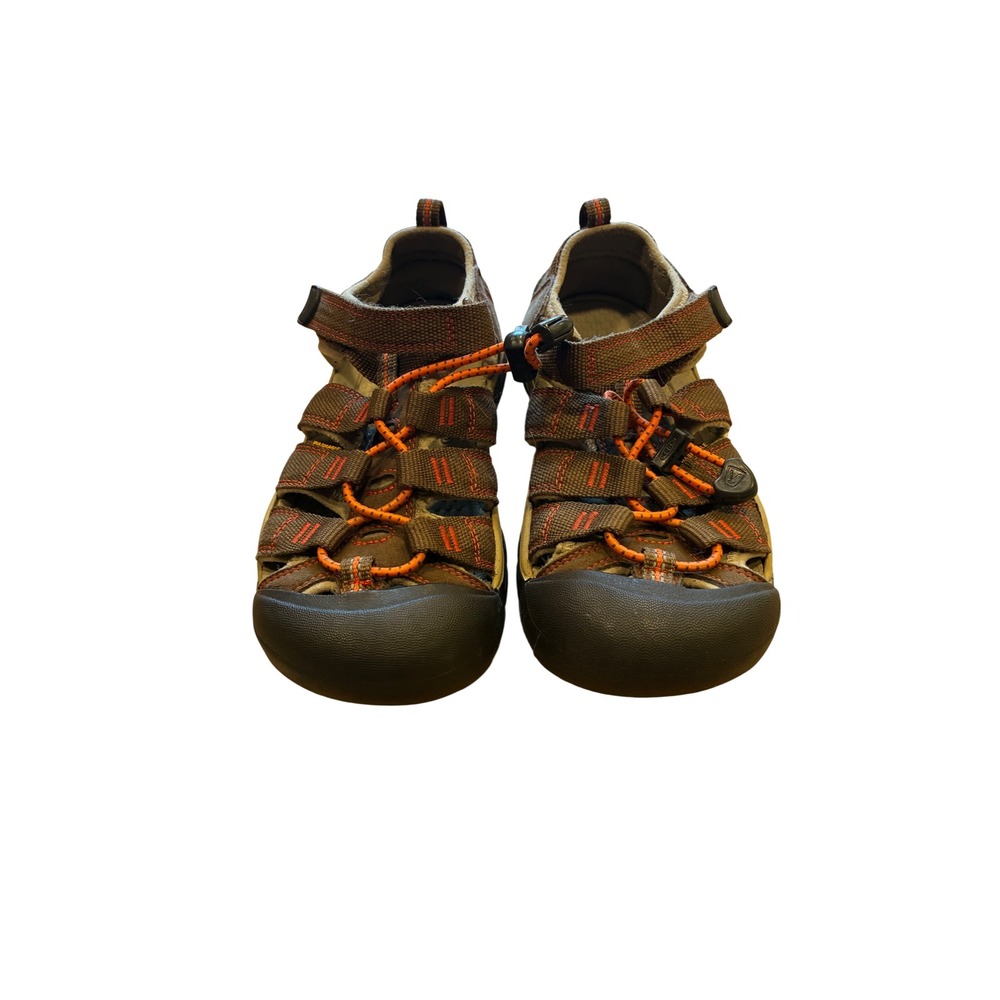 Keen Newport H2 (closed-toe sport sandal) — kids' size US 2 brown/olive